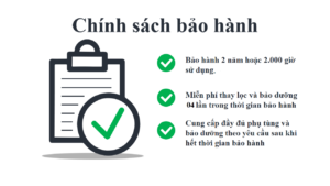 Bảo hành xe nâng dầu địa hình