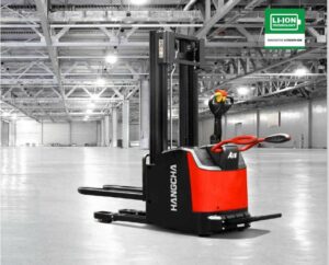 Xe nâng điện đứng lái Pallet Stacker