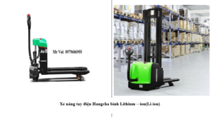 Xe nâng tay điện bình Lithium